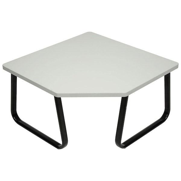 Corner Coffee Table, Gray Top, 30 x 30